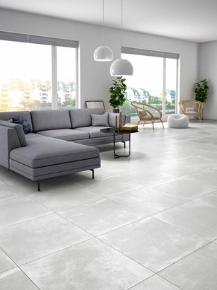 CARRELAGE SOL INTERIEUR GRES CERAME EMAILLE MASSE COLOREE PA OPERA 60 X 60 X 1 CM RECTIFIE PERLE