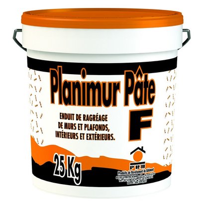 Ragréage mural en pâte PRB PLANIMUR PATE G 25kg