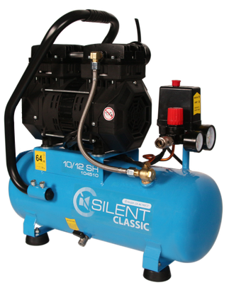 Compresseur à pistons monobloc SILENT CLASSIC 10/12 SH - Lacmé