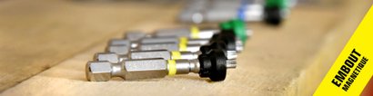 Embout de vissage STARBLOCK à guidage magnétique torx T15 et T20