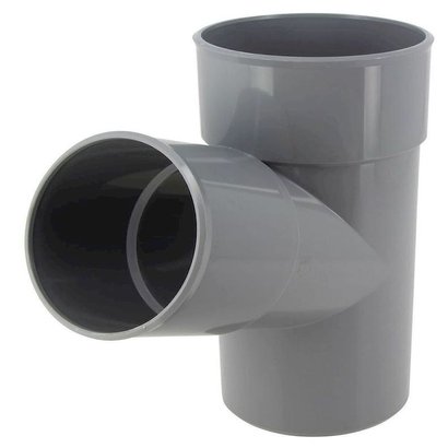 Culotte simple PVC 67° 30' MF - Ø100MM