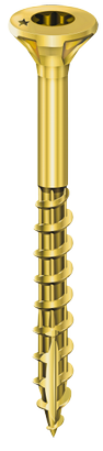 Vis bois tête fraisée Torx ABI 5 x 80 mm - Boîte de 200