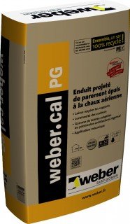ENDUIT DE PAREMENT PROJETE WEBER.CAL PG 009 25KG