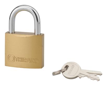 Cadenas type 1 40MM à acier 2 clés - Thirard