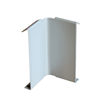 Jonction Angle rentrant Longueur 70MM - Laqué Gris aluminium