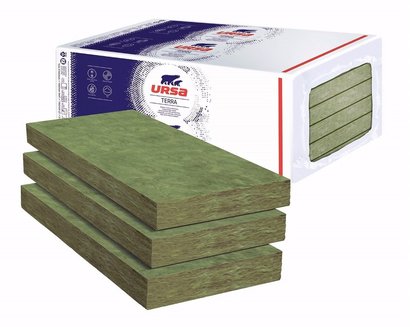 PANNEAU DE LAINE DE VERRE ACOUSTIQUE NON REVETU URSACOUSTIC 1200 X 600 X 55 MM