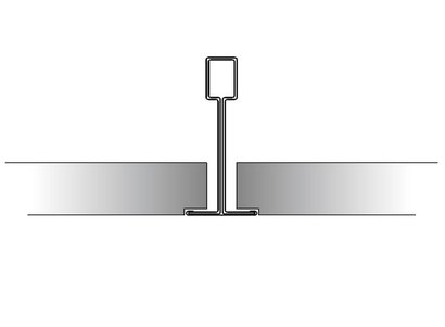 Dalle de plafond demontable Knauf Danoline Unity 3 bord A ET Plaza 600x600x13 mm