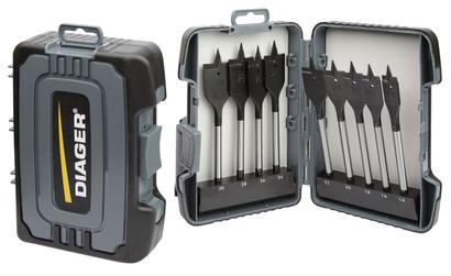 COFFRET MECHES BOIS PLATES 9 PIECES