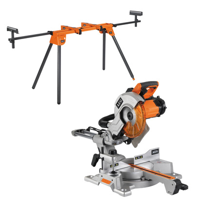 Scie radiale PS254L Ø254MM 1800W + Piètement extensible jusqu'à 2,3M