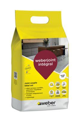 Joint souple, idéal pour le sol WEBERJOINT INTEGRAL Blanc pur E06 5kg