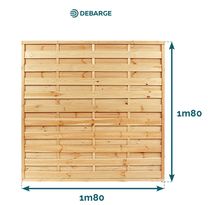 Ecran 'alterné' droit traité cl4 - 45x1800 en 1,80m