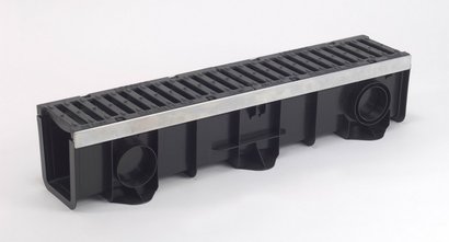 Caniveau Drainyl Pro 150 + 2 grilles en fonte classe C250