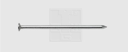 POINTE TETE PLATE ZINGUE 7.0 X 210 mm - P-4