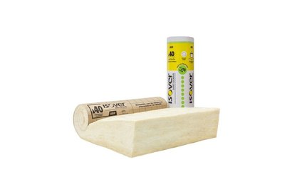 Rouleau de laine de verre IBR Revêtu Kraft Ep 320 mm L 1.20x2.40 m R 8.00