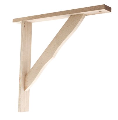 Console à visser Hêtre brut 230x280x35 