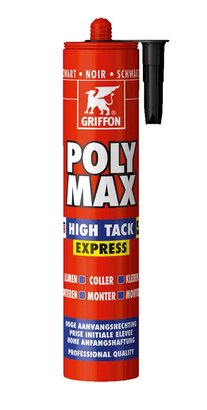Polymax noir HIGHT TACK EXPRESS cartouche 435g - Griffon