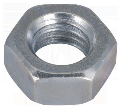 Ecrou héxagonal Acier zingué Ø22 Blister de 15