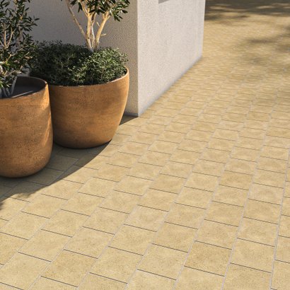 Pavé NEWHEDGE Classique 15 x 15 x 6 cm Ivoire