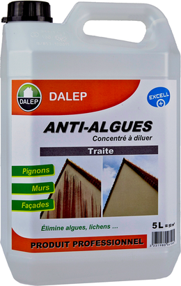 Algicide - Fongicide ANTI-ALGUES Bidon 5 litres pour 50 m2