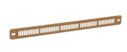 GRILLE PLATE MORTAISE 250X12 MAXIMUM COULEUR BOIS CLAIR - B1913C