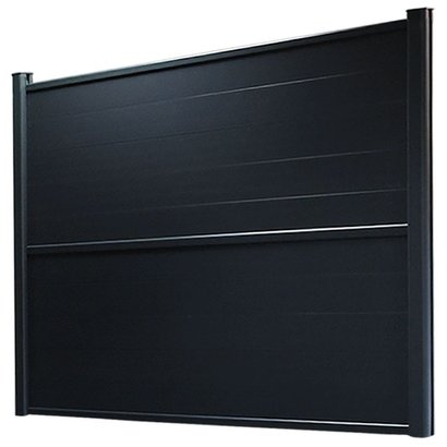 LAME DE CLOTURE ALUMINIUM 20X150-1.80M GRIS ANTHRACITE 7016