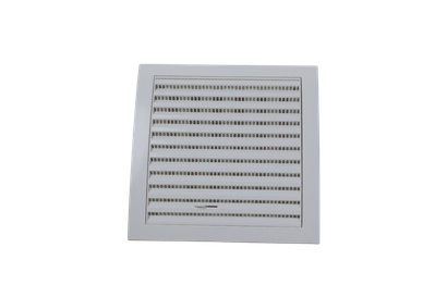 Grille d’aération PVC blanche 190 x 190 mm à encastrer et visser - Autogyre