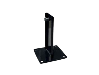 Pied de poteau Alu EVOLU H27/H34 - 60 x 75MM - Noir Anthracite