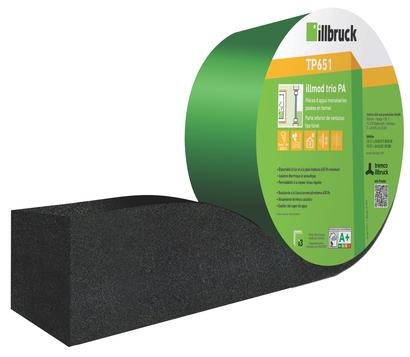 Bande d'étanchéité polyuréthane illbruck TP651 illmod trio PA 30/10-20 noir 6,5m