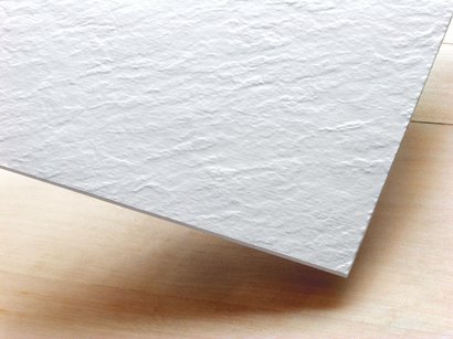 ARDOISE STRUCTUREE DE BARDAGE TREGOR RELIEF 40x24 CM BLANC