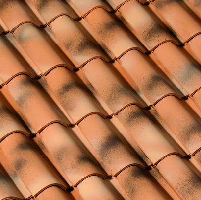 Tuile feriane terre cuite silvacane littoral - long. 48 cm x larg. 29 cm