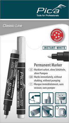 Marqueur "instant white" 2-4mm - Pica