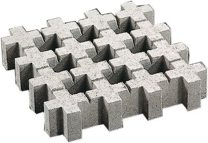 Dalle BETOGREEN C 50 x 50 x 10 cm Gris