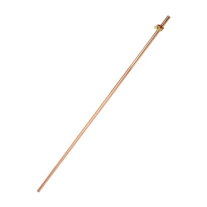 PIQUET DE TERRE EN ACIER CUIVRE LONG 1M