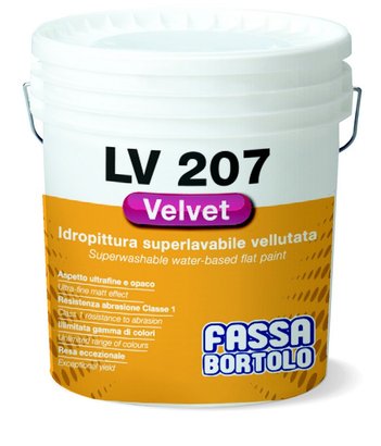 PEINTURE ACRYLIQUE LV 207 VELVET BLANC 14L