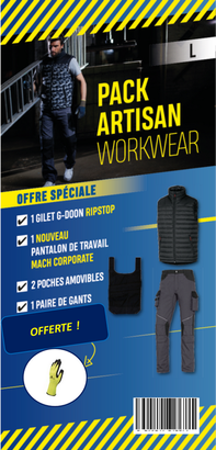Pack vêtements artisan workwear T.M