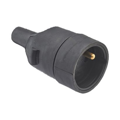 Fiche femelle caoutchouc étanche 2P+T - 16A - 