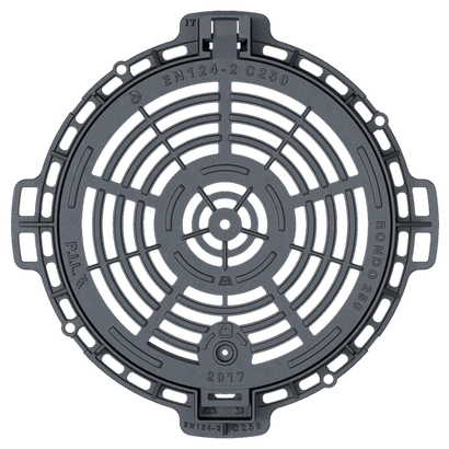 Tampon Grille RONDO verrouillable C250 - Diamètre : 850mm