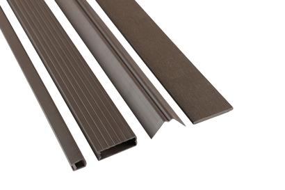 Kit complet occultation lattes composite AKIDO M Brun Ht 1,73M - Fiberdeck