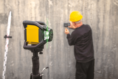 Kit niveau laser maçon rotatif vert