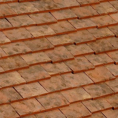 TUILE PLATE PRESSÉE 17 X 27 MILLESIME