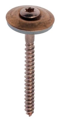 VIS DE COUVERTURE TORX TÊTE FRAISÉE BOMBÉE 4.5X100 INOX A2 CUIVRÉ BOITE X100