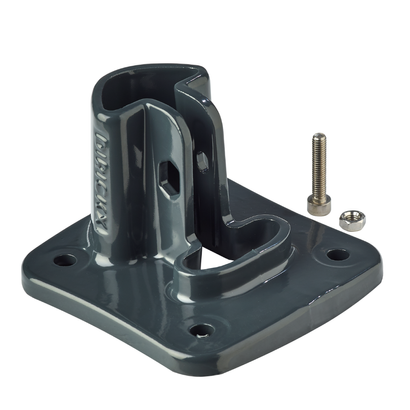 Platine à manchon pour poteau AXOR PLUS Gris 7016 Elément B