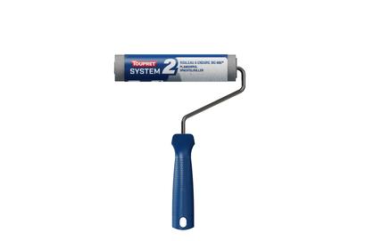Rouleau à enduire TOUPRET SYSTEM 2 180 mm avec monture bleue