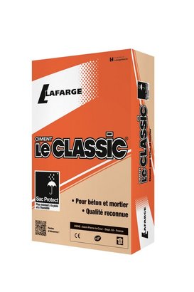 Ciment pour béton et mortier le Classic Sac Protect 25 kg du site de la Couronne
