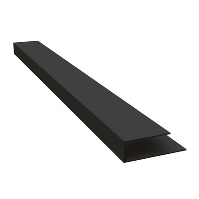 Profilé de Bordure PVC pour Lambris sous Face L.6m - Anthracite