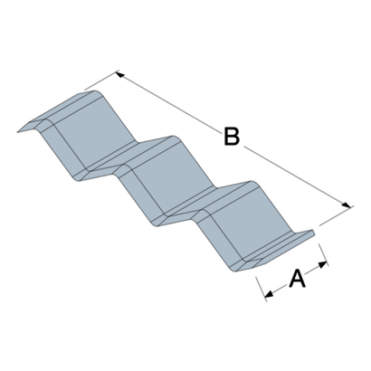 Agrafe ondulée 16 x 1000MM - AGRA16/1