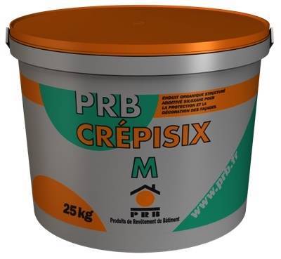 REVETEMENT PLASTIQUE CREPISIX M 25 KG - BLANC