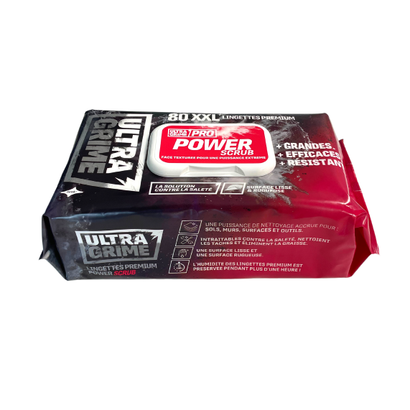 Lingette UltraGrime PowerScrub - 80 pièces