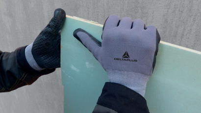 Gants DPVE727 Grip - Milieu Huileux- Noir- T.10