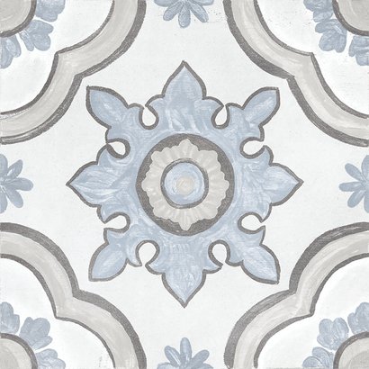 Carrelage sol intérieur ADOBE 20x20cm ép.8,7mm - Basma White